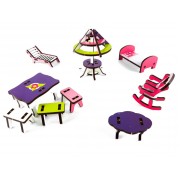 Деревянный домик-конструктор 120336