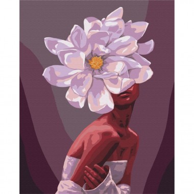 Картина за номерами "В обіймах квітів" Brushme BS51361 40х50 см