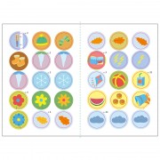 Книга з наклейками Малюк Киць-Киць