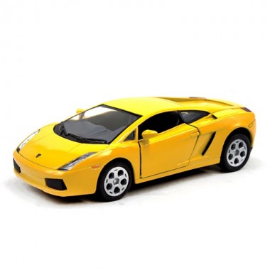 Коллекционная машинка "Lamborghini Gallardo" KT5098W(Yellow) масштаб 1:42