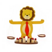 Детский конструктор Весы Лев ТМ Дерево 172405 деревянный