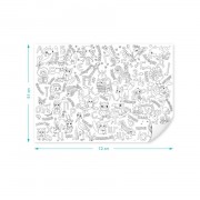 Дитячий постер-розмальовка