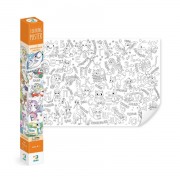 Дитячий постер-розмальовка