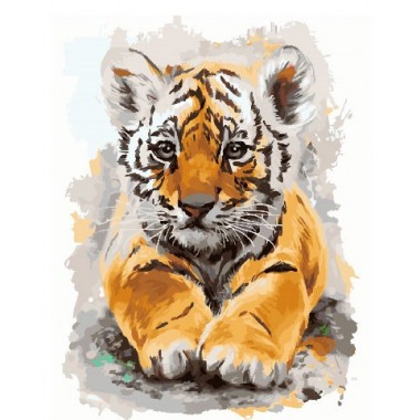 Картина за номерами. Brushme "милий тигр" gx24302