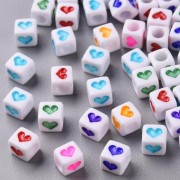 Декоративні намистинки для творчості Кубики Dom Busin УТ100030757 в упаковці 150 шт