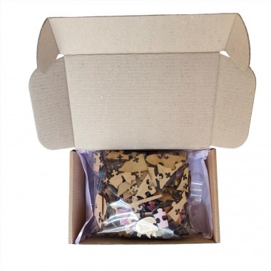 Фигурный пазл из дерева 