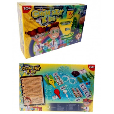Безопасный образовательный набор для проведения опытов Danko Toys Chemistry Kids 7888DT