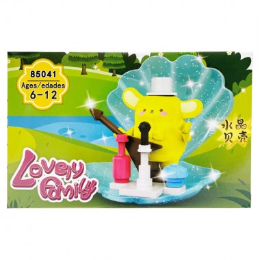 Детский игровой конструктор PomPomPurin 85041-8 пластиковые детали