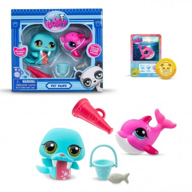 Игровой набор Фантастические Трюки Littlest Pet Shop 00508 аксессуары и 2 фигурки