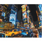 Картина по номерам Идейка Городской пейзаж По улицам Нью-Йорка 2 40*50 см KHO2185
