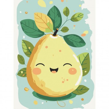 Картина по номерам Веселая груша 15586-AC 30x40 см Картина по номерам Веселая груша 15586-AC 30x40 см