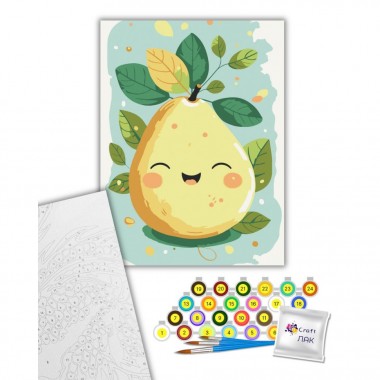 Картина по номерам Веселая груша 15586-AC 30x40 см Картина по номерам Веселая груша 15586-AC 30x40 см