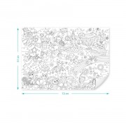 Дитячий постер-розмальовка