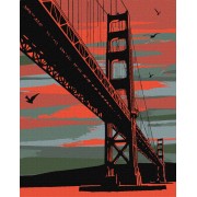 Картина по номерам Мистический Сан-Франциско Идейка KHO3625 40x50 см