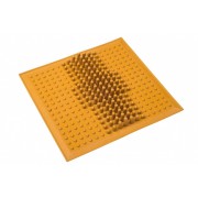 Коврик резиновый от плоскостопия WAVE MS-1209-11 желтый