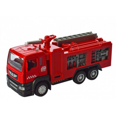 Пожарная машина инерционная металл 5001