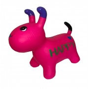 Дитяча іграшка стрибун собака BT-RJ-0072 гумовий  Pink