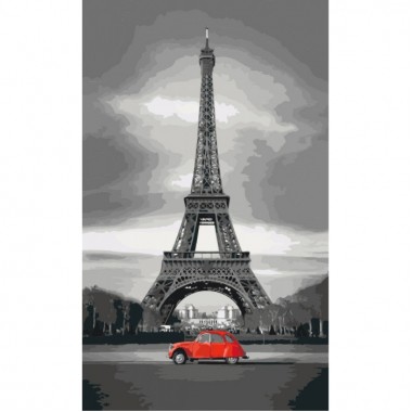 Картина по номерам Идейка Городской пейзаж Париж 2 30*50см KHO2147