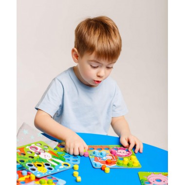 Мозаїка деревяна Vladi Toys Ферма ZB2002-01