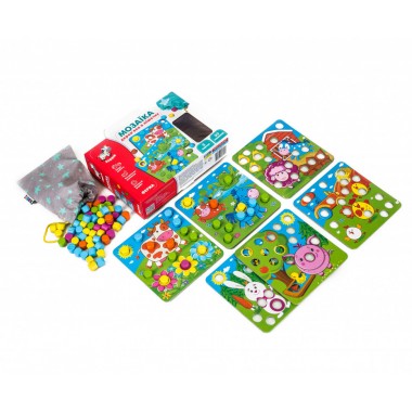 Мозаїка деревяна Vladi Toys Ферма ZB2002-01