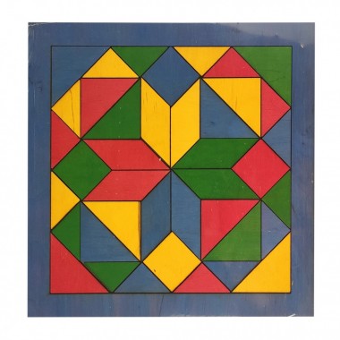 Детская мозаика Геометрика 172401 деревянная (Синий)