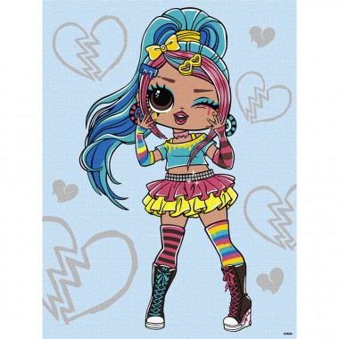 Картина по номерам "L.O.L. Surprise! Tweens Emma Emo" KHO6278, 30х40 см
