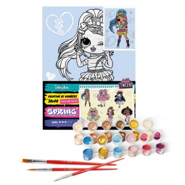 Картина по номерам "L.O.L. Surprise! Tweens Emma Emo" KHO6278, 30х40 см