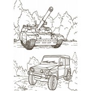 Дитяча книга розмальовок: Транспорт 670010 укр. мовою