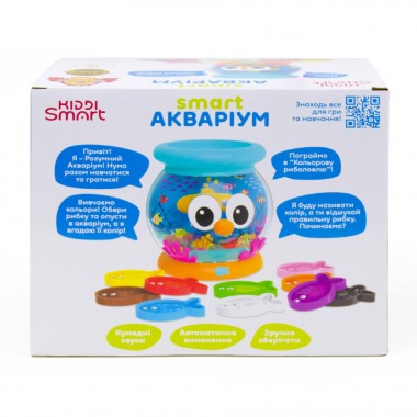Интерактивная обучающая игрушка Smart-Аквариум KIDDI SMART 207659 украинский и английский
