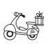 Детская раскраска для малышей Квадроцикл 403433, 8 страниц