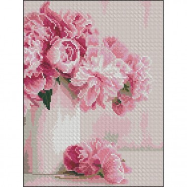 Алмазная мозаика Утренний букет ZAV3040-25 без подрамника 30х40 см