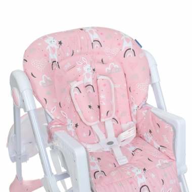 Стульчик для кормления Bambi M 3233 Rabbit Girl Pink