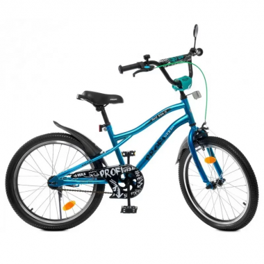 Велосипед детский Urban PROF1 Y20253S 20д., SKD45, бирюзов., зв,фонарь