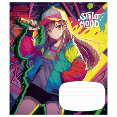 Тетрадь ученическая "Manga style" 018-3272K-1 в клетку на 18 листов