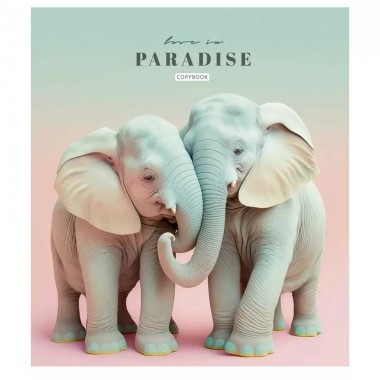 Тетрадь общая Love in paradise 036-3256L-1 в линию, 36 листов