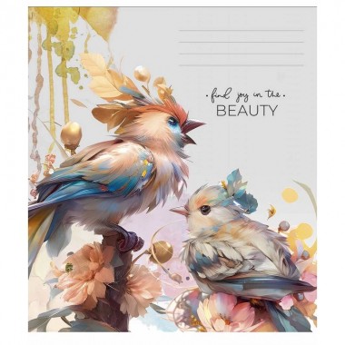 Зошит загальний "Beauty" 048-3268L-1 у лінію, 48 аркушів