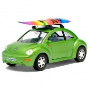 Машинка металева Volkswagen New Beetle Kinsmart KT5028WS 1:32 інерційна  Зелений