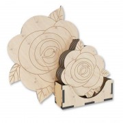 Деревянная подставка под горячее 