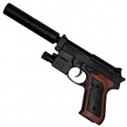 Детский игрушечный пистолет на пульках 238-3 со светом