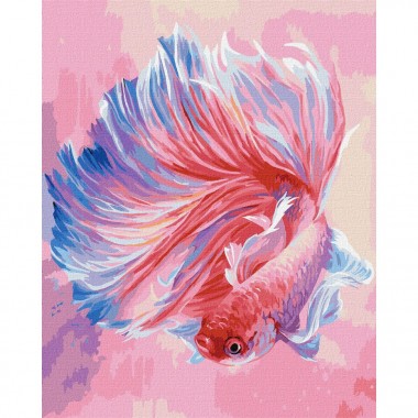 Картина по номерам Рыба петушок Идейка KHO4459 40х50 см