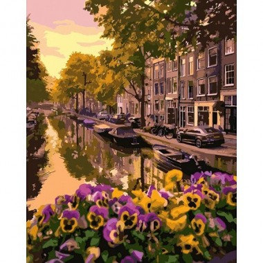 Картина по номерам Идейка Амстердам 40*50см KHO3553