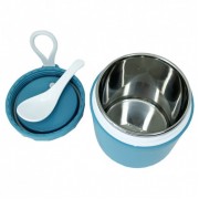 Ланчбокс з ложкою MGZ-0122(Blue) 430 мл