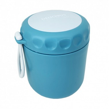 Ланчбокс з ложкою MGZ-0122(Blue) 430 мл