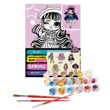 Картина по номерам "L.O.L. Surprise! Tweens Aya Cherry" KHO6283, 30х40 см
