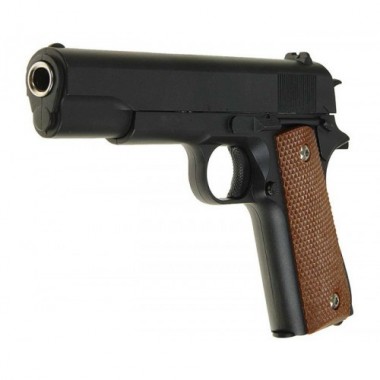 Детский пистолет на пульках Colt M1911 Classic Galaxy G13 металл-пластик черный