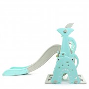 Дитяча гірка-гойдалка WM19083A-5 пластик, з баскетбольним кільцем