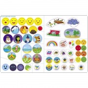 Занятия с наклейками