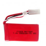 Аккумулятор для катера на радиоуправлении FT009 Hot RC Li-Po 2800mAh 7.4V