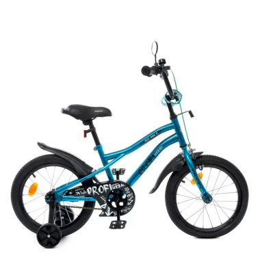 Велосипед детский Urban PROF1 Y16253S-1 16д, SKD75, бирюзов, фонарь, зв,зеркало