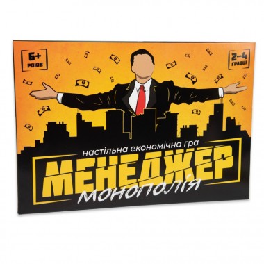 Настольная игра Менеджер Монополия 30342 игровое поле, фишки, кубики
